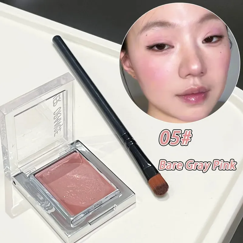 Herorange Misty Matte Cream Blush with Makeup Brush Set Low Saturation Matte Texture Brighten Skin Create γοητευτικές εμφανίσεις μακιγιάζ — image 8