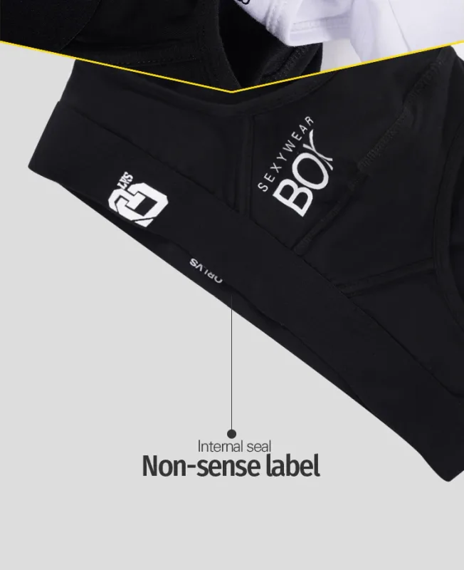 1/2Pcs High Quality Low Waist Sexy Mens Underwear Briefs Letter Print Men's Lingerie Cotton Men's Briefs Bikini Man Underpants — image 7