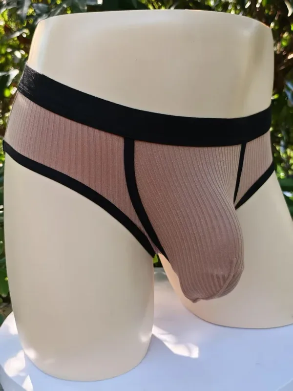 Men's briefs with large pockets are very sexy. Large-space sports underwear for men 3256811705961751 — image 19