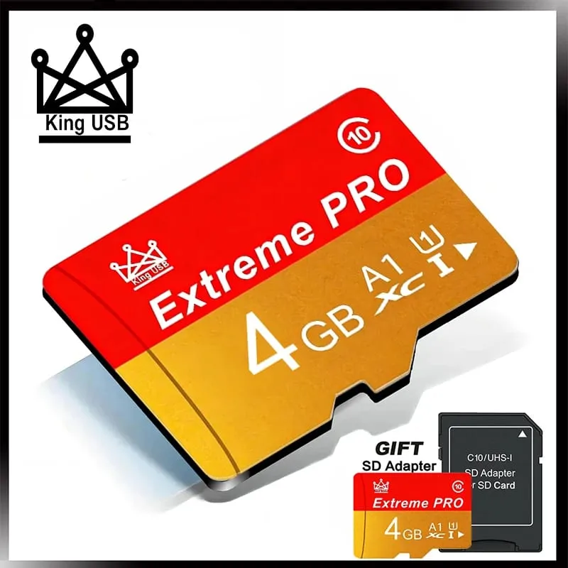 Gyors átvitel tartós memóriakártya és Micro SD kártya SD kártyák TF kártyák 32 GB / 64 GB / 256 GB / 512 GB CCTV biztonsági kamerákhoz