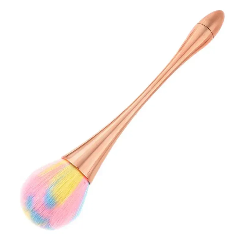 Pincéis de maquiagem profissional, pó de ouro rosado, blush, cabelo macio, limpador de pó grande para unhas, ferramenta de beleza cosmética para manicure — image 15