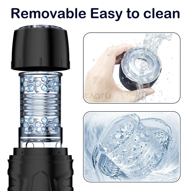 Automatic Male Masturbator Telescopic Rotation Masturbation with Suction Cup for Men Simulation Blowjob Piston Sex Toy for Men — image 5