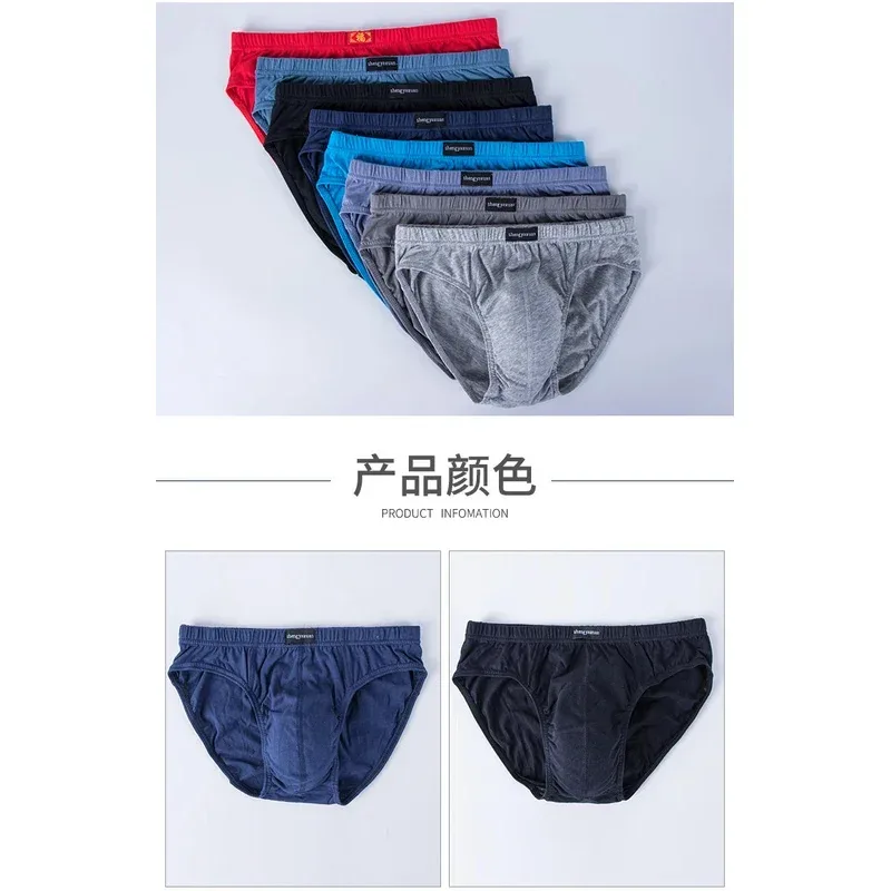 Cotton Underpants for Men Briefs Male Underwear Knickers Panties Pant Shorts Sexy Undies in Sizes XL to 6XL 2/3/4/5 Pcs/Lot — image 5
