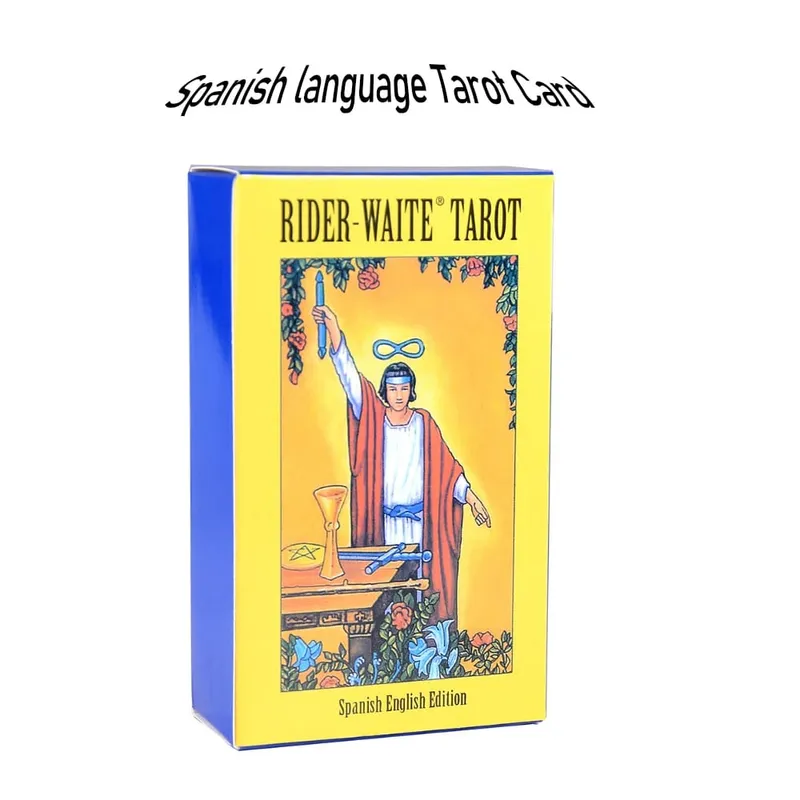 Hot Sell Rider Waite Tarot Card Divination Personal Use Tarot Deck Full English Spanish Version Oracles Deck for Girl Board Game — image 11