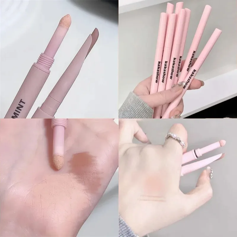 Dual End Glitter Matte Aegyosal Pen Brightening Highlight & Shadow Stick Eye Makeup Lying Silkworm Eyeliner Gel Pencil 애교살 펜 — image 24