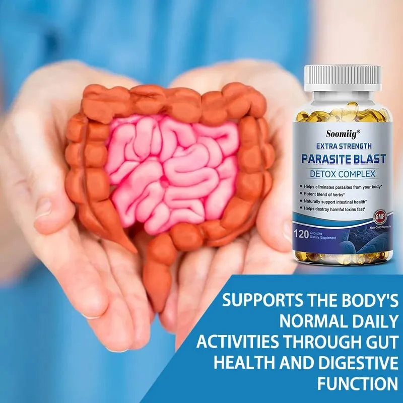 Parasite Blast - Συμπλήρωμα καθαρισμού εντέρων Digestive Health Immune Health Αφαίρεση παρασίτων και βελτίωση της πέψης