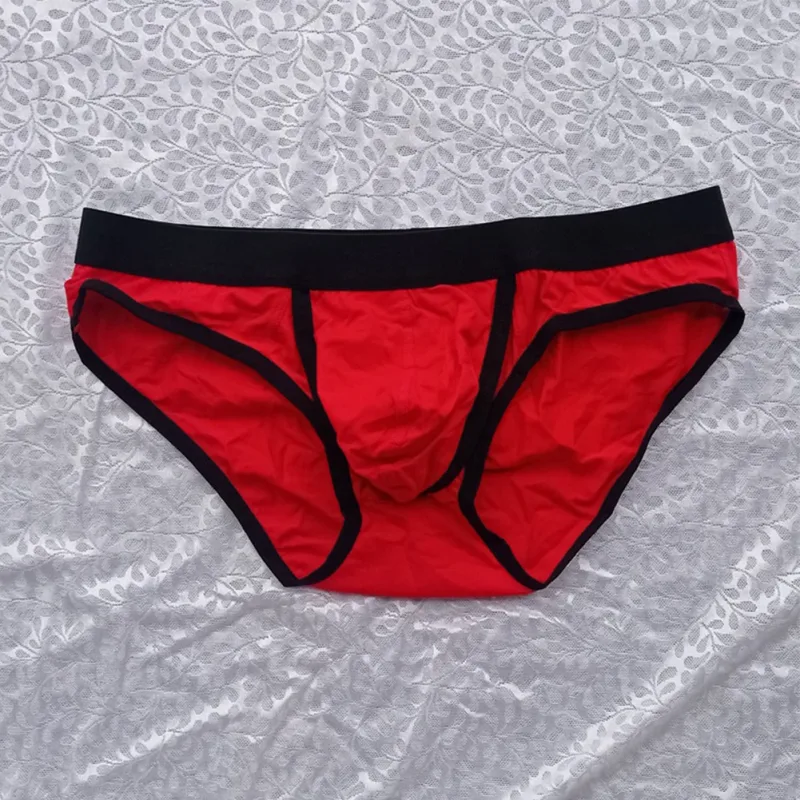 全新男內褲內褲棉混紡彈性低腰男 M~2XL 袋彈性夏季四季 — image 4