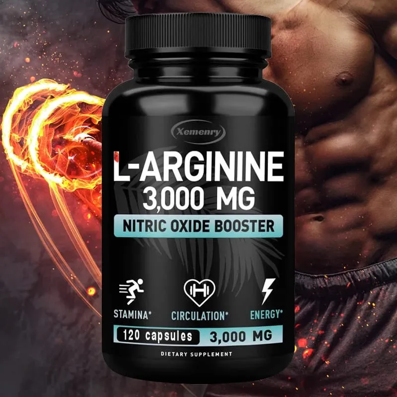 L-Arginine 3000mg - for Energy Strength and Endurance Support During Exercise | Muscle Mass Non-GMO — image 2
