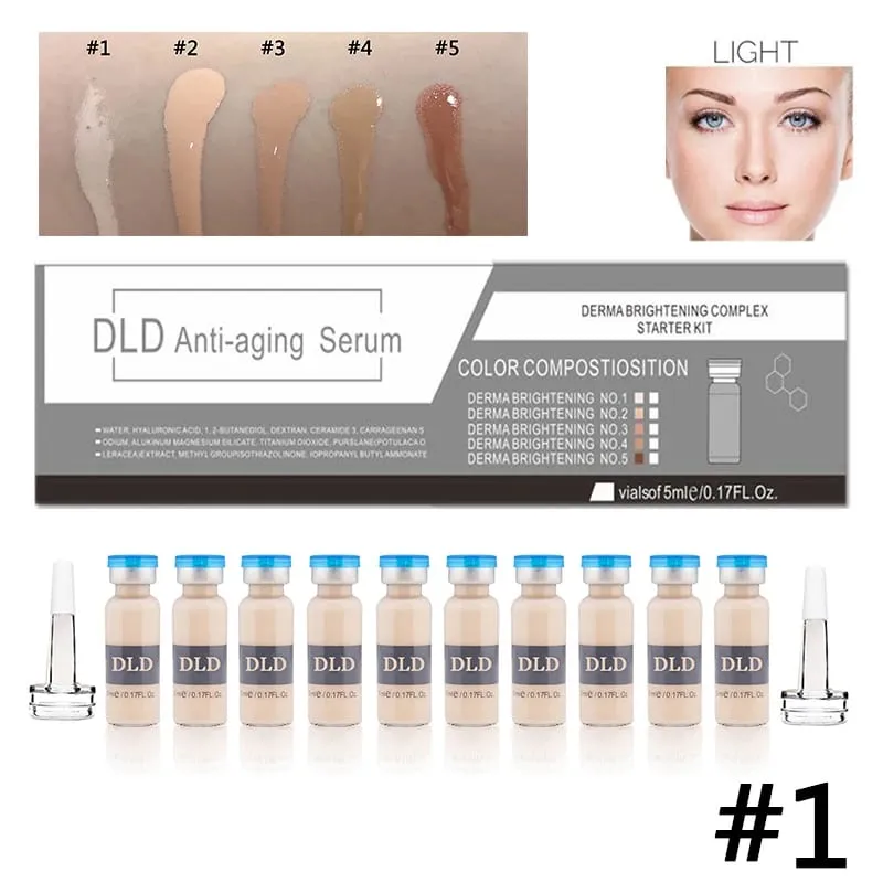 10 בקבוקונים Korea BB Cream Glow Essence ערכת התחלה למתחילים Niacinamide Moisturizing Foundation Cream טיפוח עור הפנים