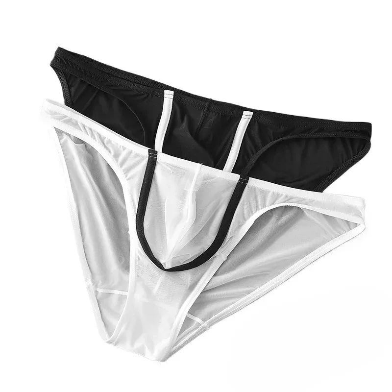 MAN Men Underwear Sexy Low Rise Briefs Tangas Sexis De Hombre Breathable Men Underwear Brief 2-Pack