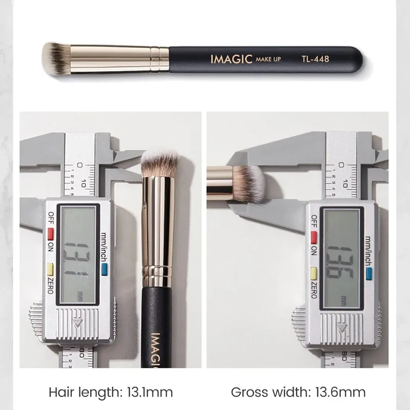 Pincel corretivo macio para base de cabelo sintético, pincéis de mistura para contorno, cuidados com a pele, cosméticos profissionais, ferramentas de beleza — image 5