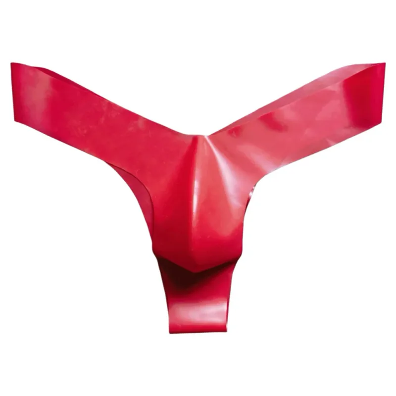 Transparent Latex Thongs For Men Briefs For Men Erotic Underpants Latex Underwear G-Strings Underwear Sexy Lingerie — image 1
