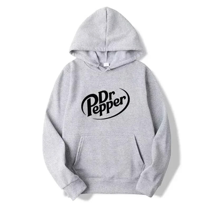 Dr Pepper Hoodie Soda Cola Vintage Beverage Retro Aesthetic Y2K Fashion Black Oversized Casual Sport Sweatshirts — image 3