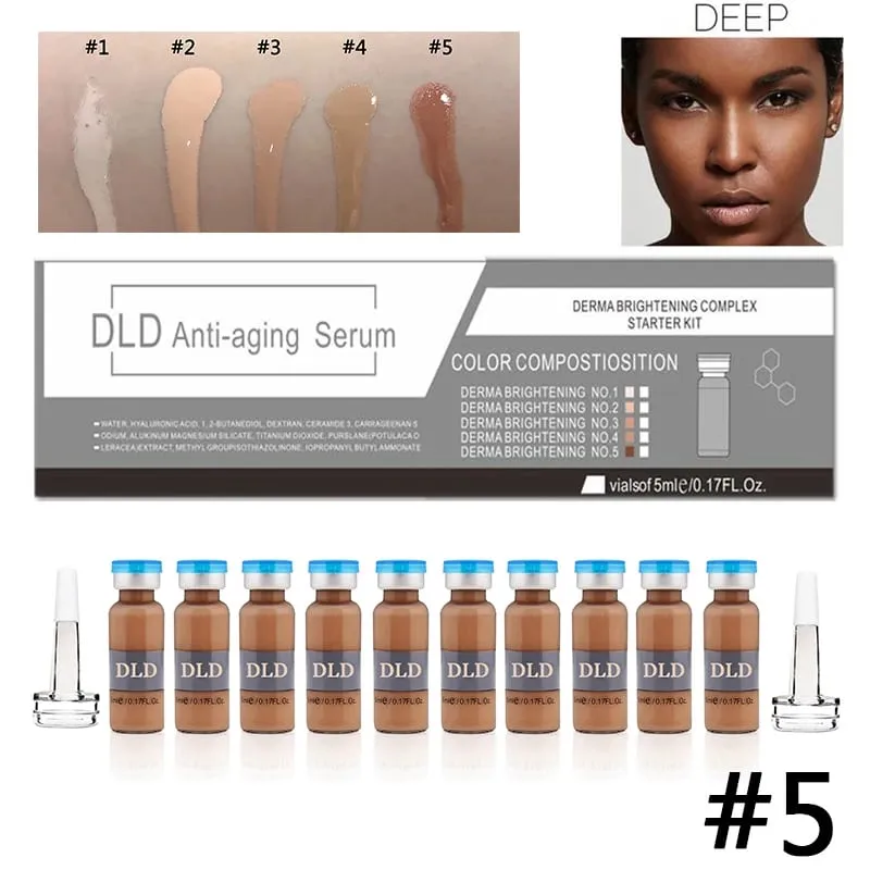 10 בקבוקונים Korea BB Cream Glow Essence ערכת התחלה למתחילים Niacinamide Moisturizing Foundation Cream טיפוח עור הפנים