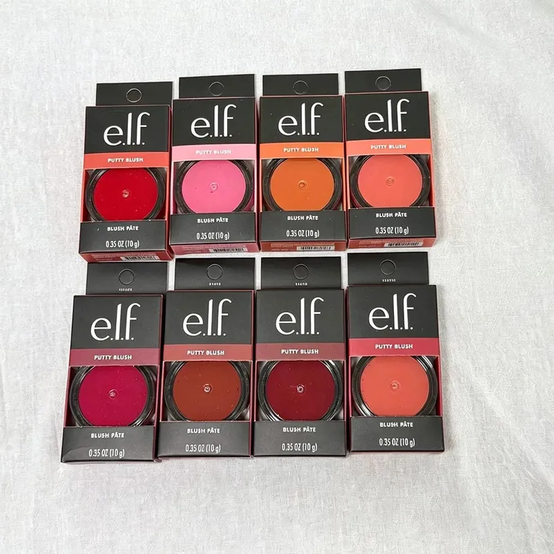 Elf Putty Blush Single Matte Cream Blush Dual-Use as Cream Eyeshadow Natural Soft Tone for Effortless Everyday Facial Makeup — image 5