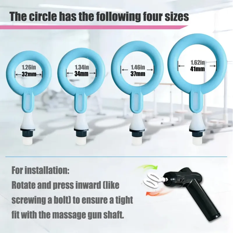 Men's Vibrating Masturbator Massage Gun Head Soft Silicone Attachments Adult Sexual Products Male Sex Toy Fascia Gun for Penis