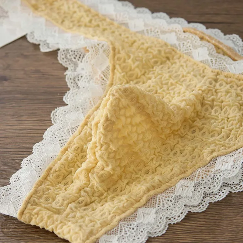Men's Sexy Lace Briefs Underwear Bulge Pouch Very Hot Lingerie Low Waist Bikini Sexy Accessories Hot Underpant Unisex Panties — image 5