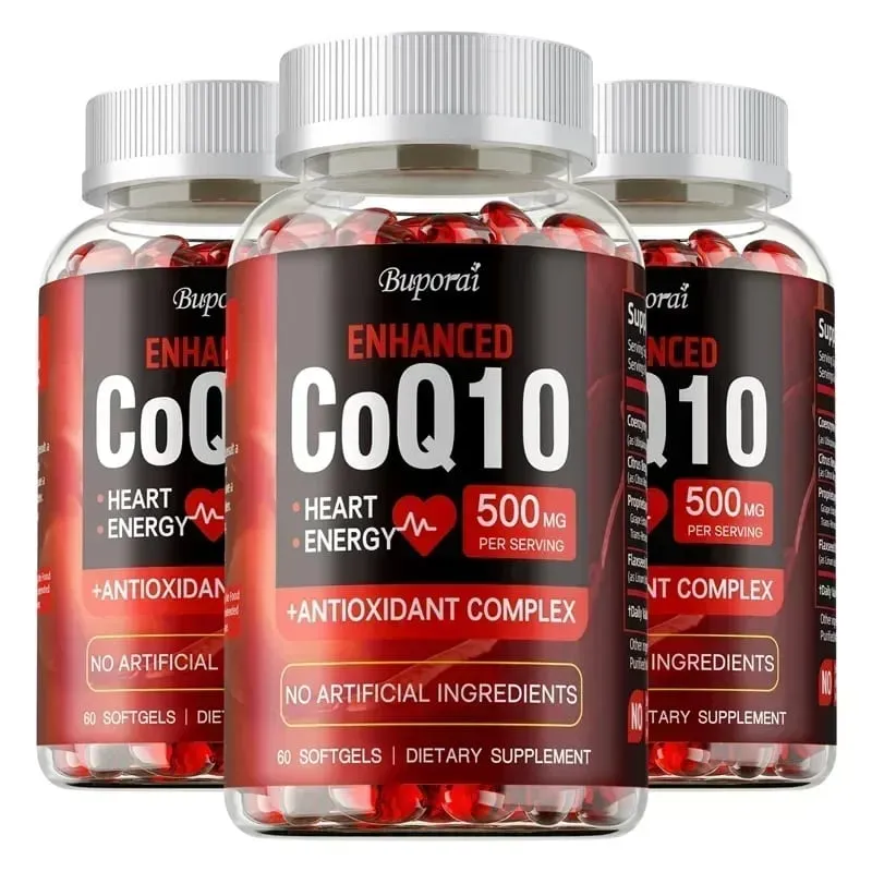 קפסולות CoQ10 בספיגה גבוהה - תמיכה נוגדת חמצון לבריאות הלב והאנרגיה של המוח