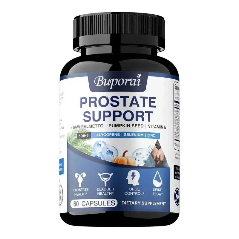 Prostate Support - Promotes Prostate and Urinary Tract Health Reduces Urination Frequency Improves Immunity Non-GMO