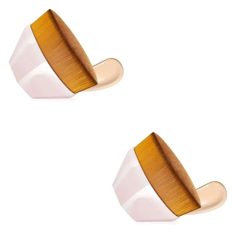 Novo pincel mágico de maquiagem beleza pó rosto blush pincéis portátil profissional escova de fundação grande cosméticos base macia compõem — image 10