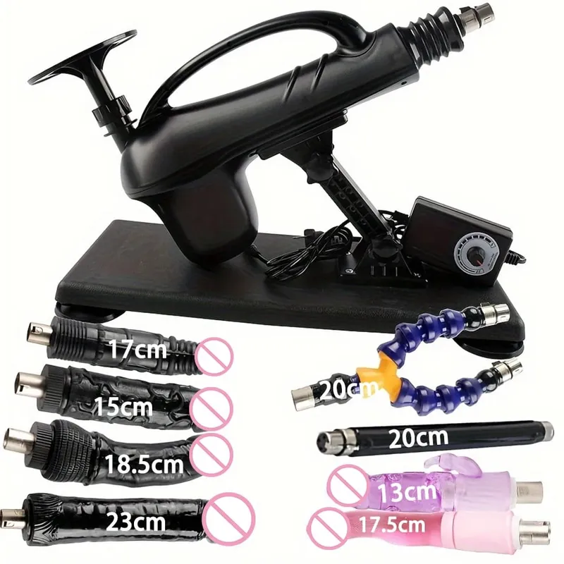 Αυτόματο σεξουαλικό μηχάνημα 3XLR Dildo Attachments Γυναικείο Αυνανισμό Δονητικό όπλο σεξουαλικά παιχνίδια για άνδρες ζευγάρια Προϊόντα ενηλίκων — image 12