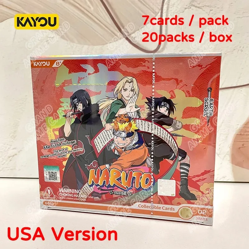 Genuíno naruto t4w8 jin1 jin2 mar versão em inglês versão global caixa de reforço anime tcg raro cr ninja mundo cartão coleção