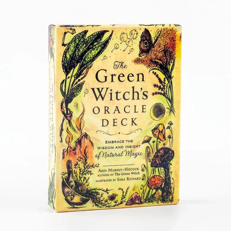 the Green Witch's 50Pcs Oracle Deck Set - Tabletop Cards for Group Party Games Precognition & Divination 10.3x7.3cm — image 2