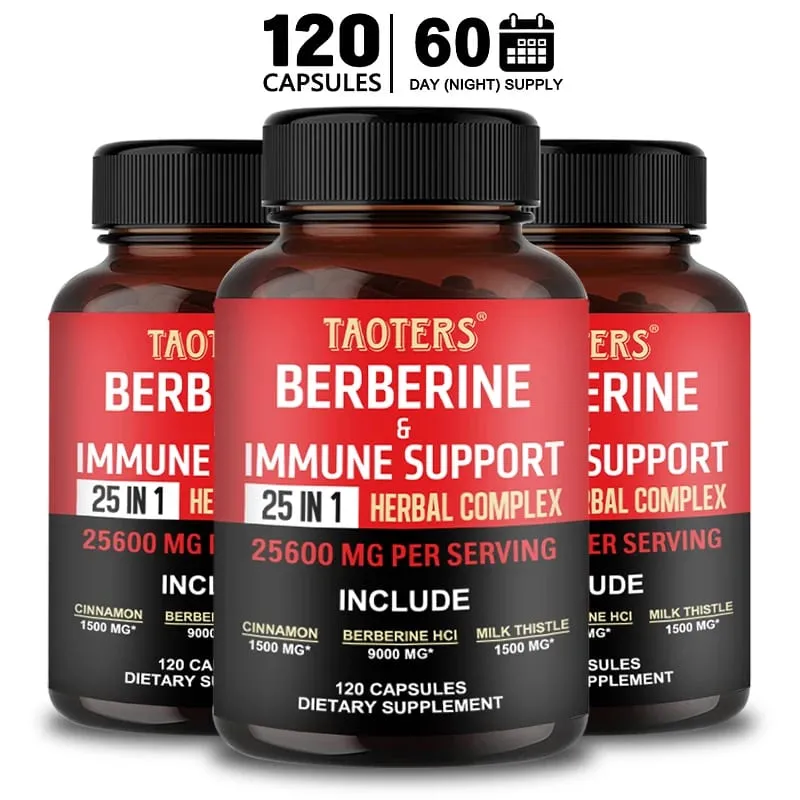 Οι κάψουλες Berberine περιέχουν κανέλα Κεϋλάνης και γαϊδουράγκαθο για να υποστηρίξουν την ισορροπία της γλυκόζης στην υγεία του ήπατος την πέψη και την απώλεια βάρους