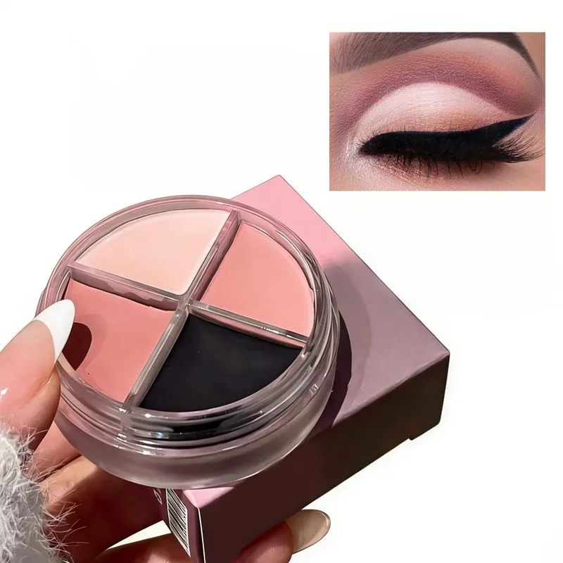 Herorange Smudge Proof Cream Eyeliner Kit Μακιγιάζ ματιών πολλαπλών χρήσεων για αρχάριους