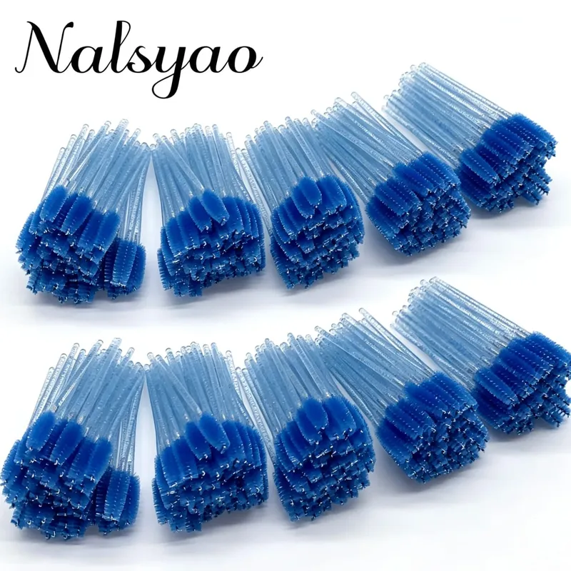 50pcs Disposable Eyelash Brushes Extension Crystal Eyebrow Brush Mascara Wand Eye Lashes Cosmetic Tool Set Makeup Beauty — image 5