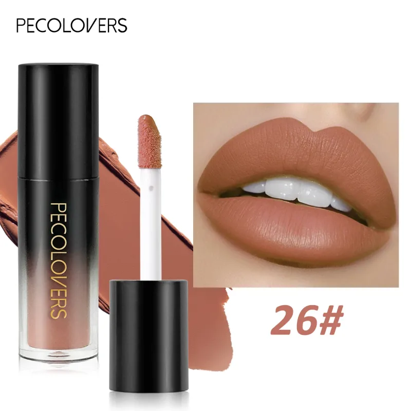Πολλαπλών χρωμάτων Matte Velvet Lip Gloss Αδιάβροχο Αντικολλητικό Κύπελλο λείο κραγιόν για εφαρμογή υψηλής απόδοσης χρωμάτων — image 11