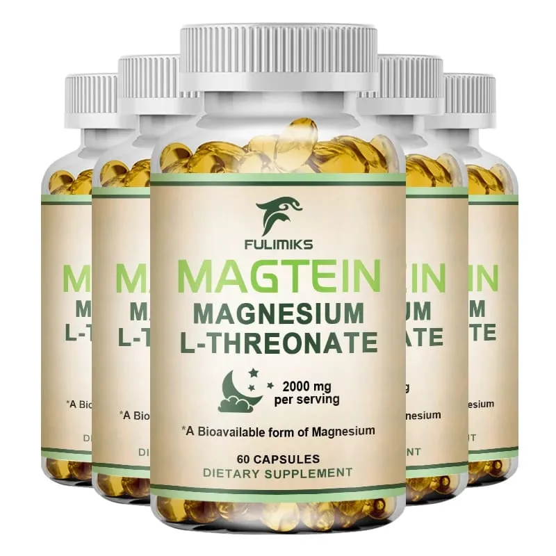 Magtein Magnézium L-Treonát Kiegészítő Klinikailag tanulmányozták az agy növelésére, a magnézium javítja a memóriát és a pihentető alvást — image 11