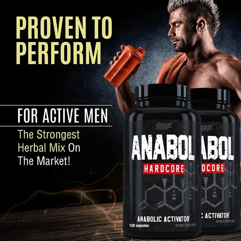 Anabol Hardcore - Μυϊκό Συμπλήρωμα Διαιτητικές Κάψουλες Lean Muscles Strength Growth Repair Recovery 6-Keto-Diosgenin Acetate — image 6