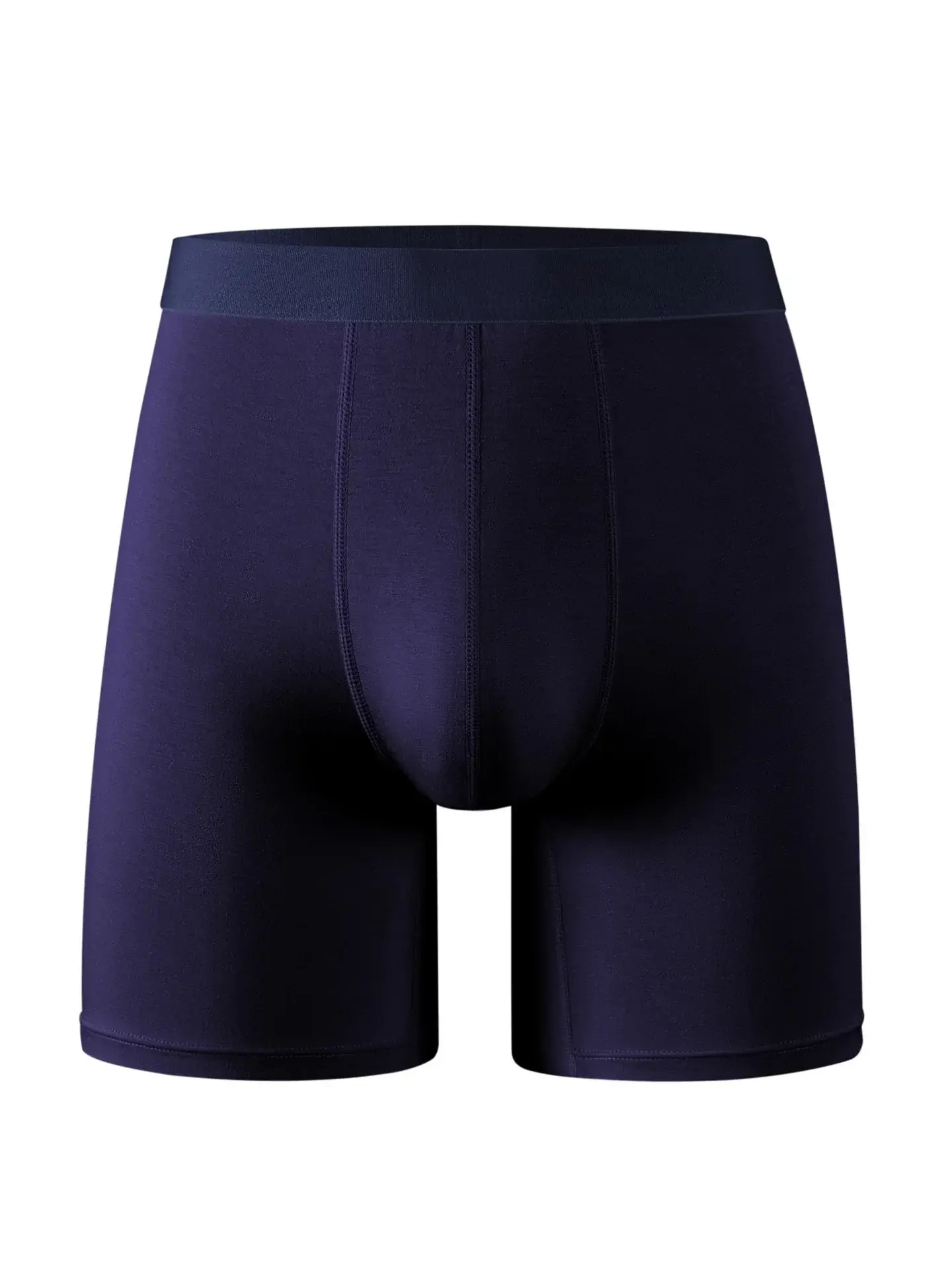5pcs 95% Bamboo Fiber 5% Spandex Men's Length Long Leg Boxer Classic Design Comfortflex Waistband Underwear Man Sports