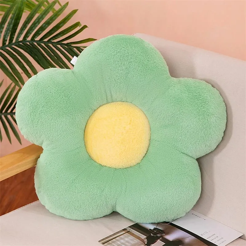 Πρακτικό 35cm Kawaii Πολύχρωμο Μαξιλάρι Λουλούδι Μαξιλάρι Μαλακό Ηλίανθο Ματ γεμιστό καναπέ-κρεβάτι Δώρα για στολισμό πλάτης ύπνου — image 13