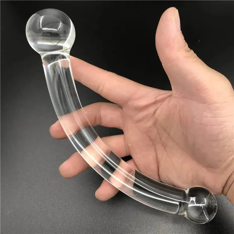Crystal Glass Anal Plug Dilator Dildo Prostate Massager Butt Plugs Anus Stimulator Adult Products Sex Toys for Women Men — image 3