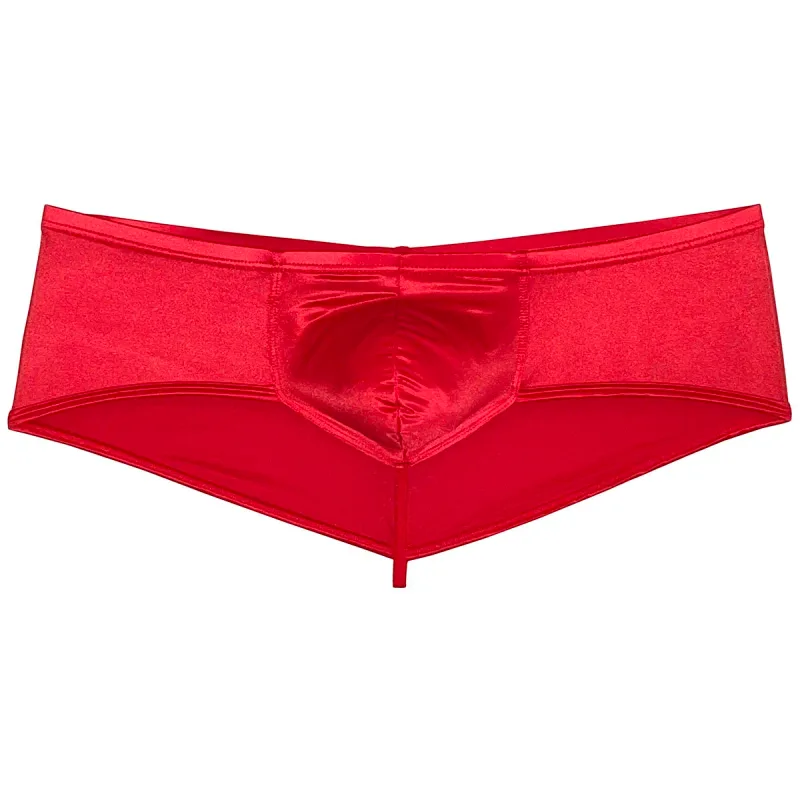 Men's Underwear Thong Rise Cheeky Briefs Glossy Wet Look Boxer Solid Shiny Metallic Luster Pouch Low Rise Beach Briefs Underpant — image 9