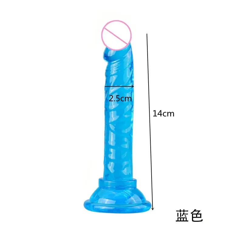 KWD Erotic Soft Jelly Dildo Anal Butt Plug Ρεαλιστική ισχυρή βεντούζα για ενήλικες Παιχνίδια με σημείο G Οργασμός μεγάλο πέος σεξουαλικά παιχνίδια για γυναίκες — image 11