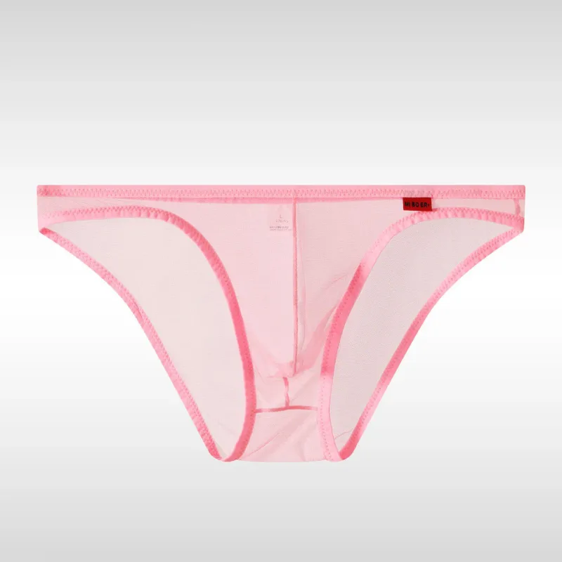 Men's Underwear Ultra-Thin Mesh Transparent Triangular Briefs Sexy Underpanties — image 11
