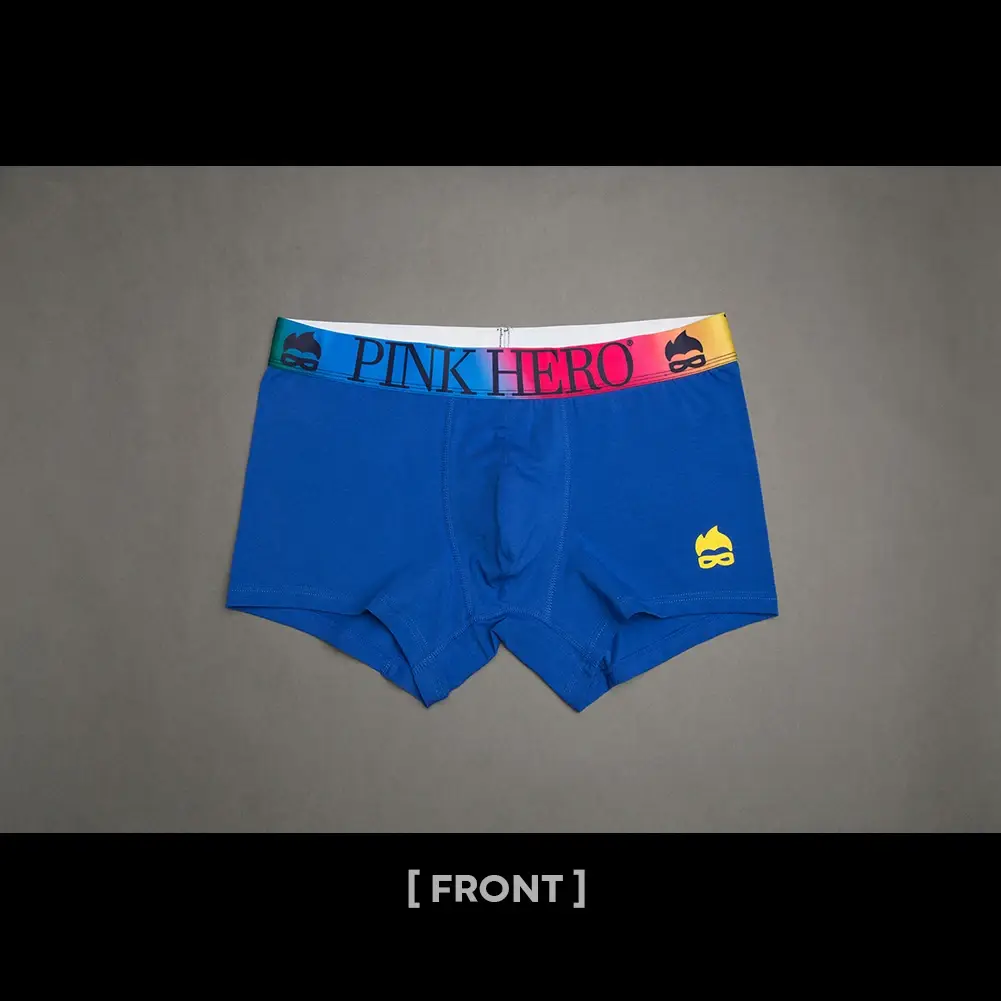 Underwear,Comfy And Soft Boxer Briefs,Standard European and USA Version Size,Funny Novelty Waistband Of The Rainbow — image 1