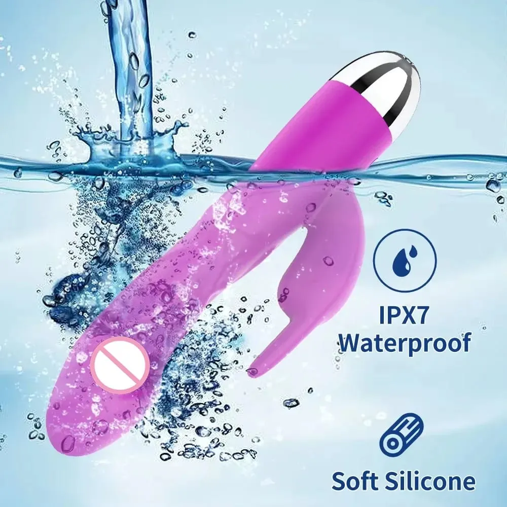 Huge Silicone Dildo Rabbit Vibrator for Women Clitoris Stimulation Massage 10 Speed G Spot Vibrator Adult Sex Toys — image 5