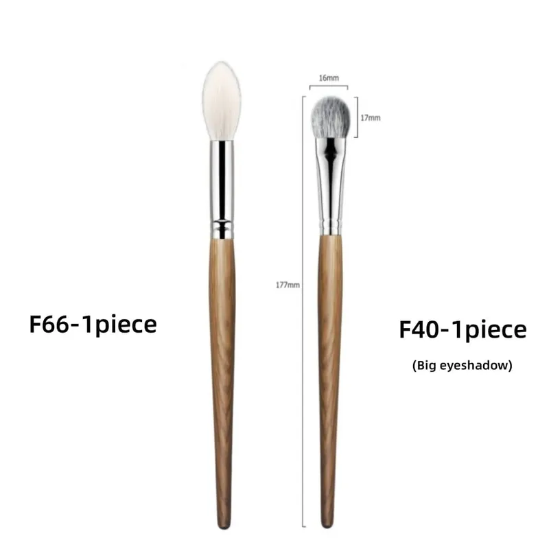 Tapered Highlighter Brush Υψηλής ποιότητας φυσική τρίχα που ρυθμίζει το πρόσωπο Powder Blending Blusher Πινέλα μακιγιάζ