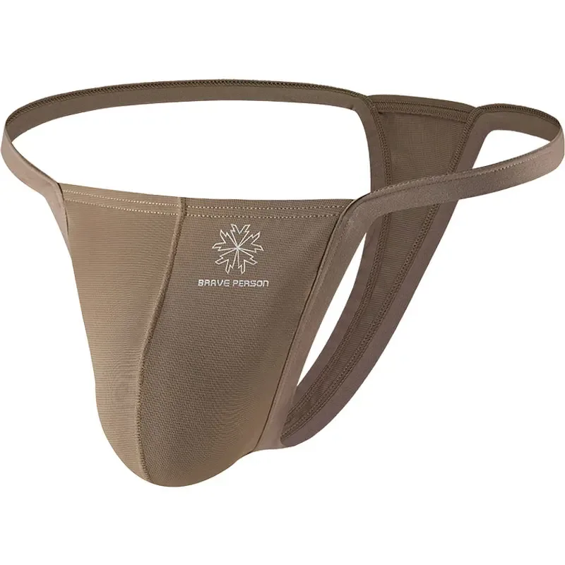 Men's Breathable Quick-Dry Fabric Thong Comfortable Briefs Low-Rise Underwear Sexy Innerwear Fashionable Brave Person — image 23
