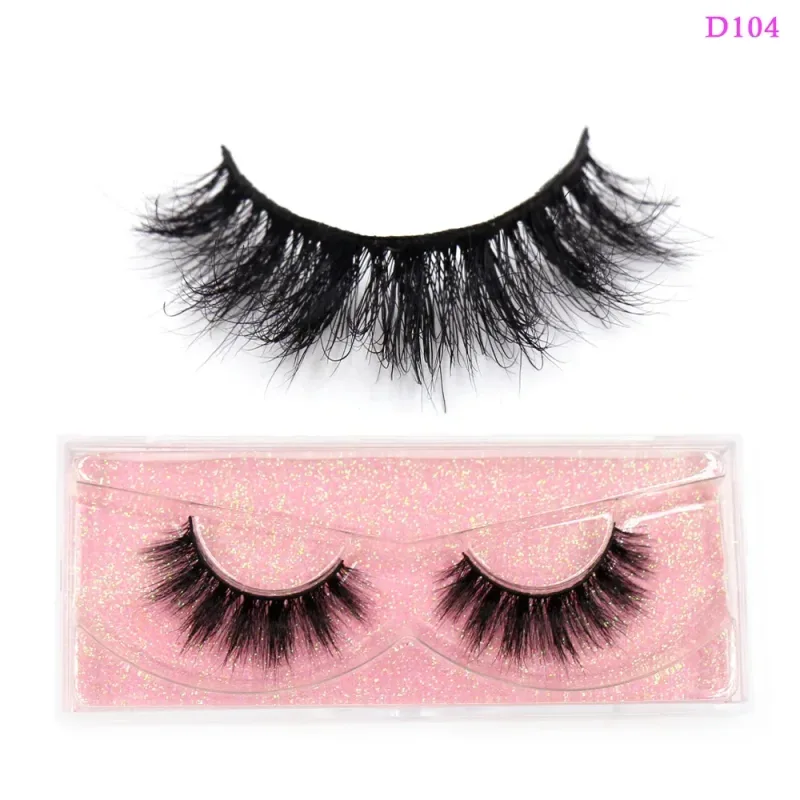 3D Mink Lashes Μαλακές τρίχες Ψεύτικες βλεφαρίδες Αφράτος όγκος Wispy Fake Lashes Extension Μακιγιάζ — image 10