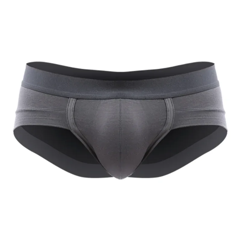 Men's Underwear, Men's Briefs, U-Shaped Pouch, Modal Breathable Summer Youth White Low-Waist Briefs — image 23