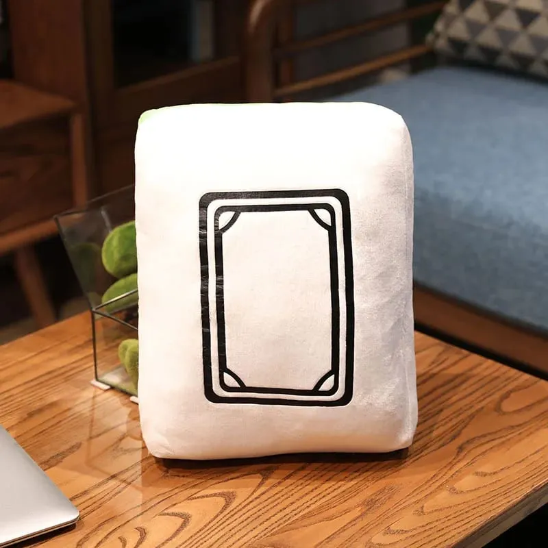 New 1pc Creative Mahjong Pillow Cushion Chinese Plush Toy Car Chair Backrest Mahjong Dice Funny Nap Pillow Sofa Home Decor Gift — image 20