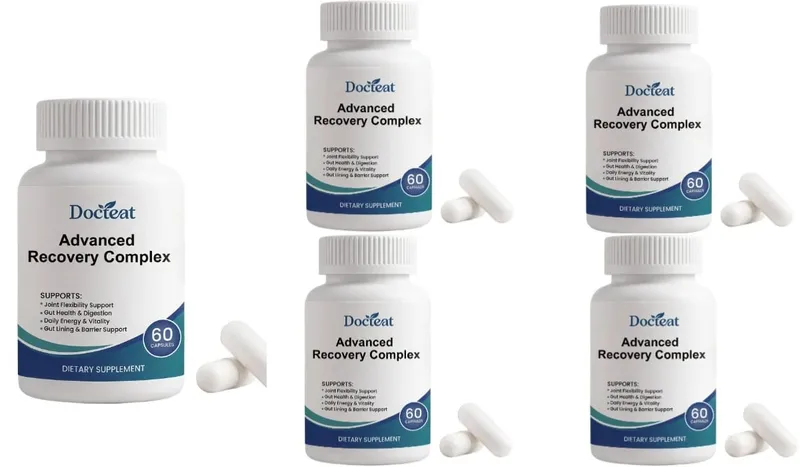 Advanced Recovery Complex 60 Capsules with L Glutamine Glycine Lysine Digestive Enzymes for Gut Health Daily Wellness Support — image 11