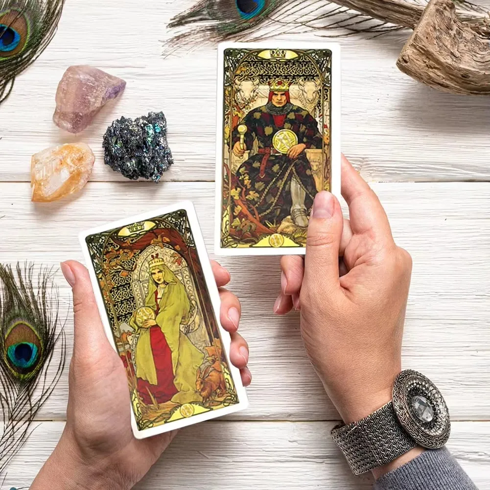 Hot Sell Rider Waite Tarot Card Divination Personal Use Tarot Deck Full English Spanish Version Oracles Deck for Girl Board Game — image 6