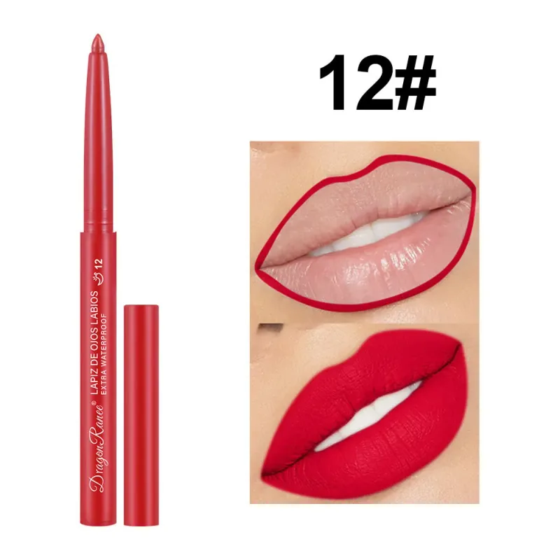 Lip Liner Αδιάβροχο μακράς διαρκείας Hook Line Lip Pencil Matte Beginner Automatic Lip Liner Bean Ενυδατικό Αντικολλητικό Cup Lips — image 15