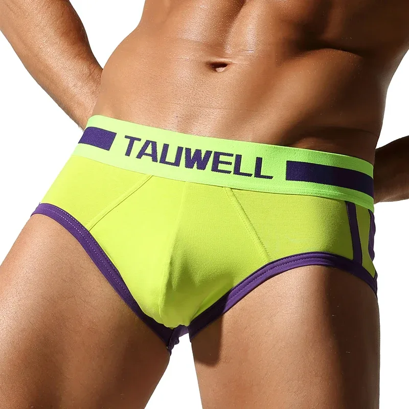 Men's Briefs, Comfortable Cotton, Full Coverage, Sexy Men's Triangle Underwear with Pouch Enhancing Design — image 14